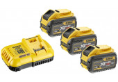 DeWALT DCB118X3 Pack XR FlexVolt 54V Chargeur DCB118 + 18V 3x9,0Ah