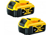 DeWALT DCB184P2 Batterie pour outil (18V/2x5,0Ah) XR Li-Ion 2x akku DCB184