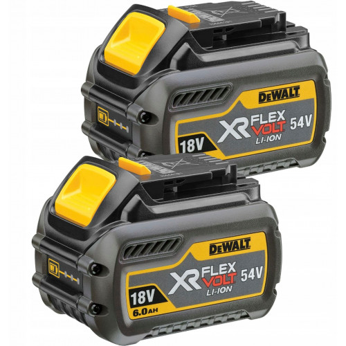 DeWALT DCB546T2 kit batterie FlexVolt (18/54V- 6,0/2,0Ah) Li-Ion