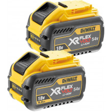 DeWALT DCB547X2 Batterie FlexVolt XR (2x3,0Ah/9,0Ah/54V/18V)