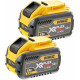 DeWALT DCB547X2 Batterie FlexVolt XR (2x3,0Ah/9,0Ah/54V/18V)