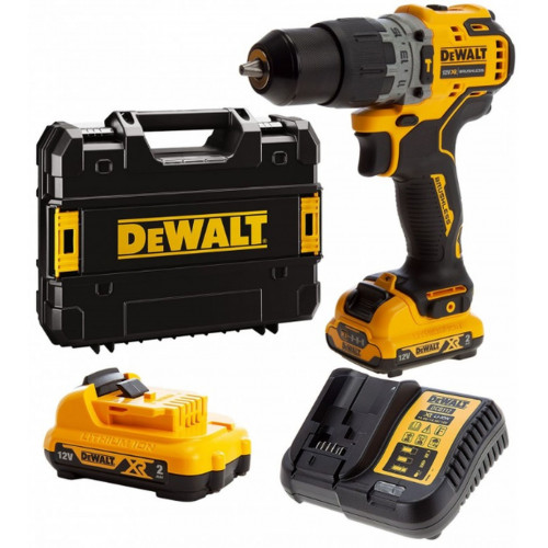 DeWALT DCD706D2 Marteau perforateur sans fil XR (57Nm/12V/2x2,0Ah) Tstak