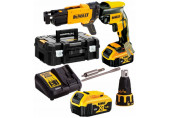 DeWALT DCF620P2K Visseuse plaques de plâtres (2x5,0Ah/18V) +DCF6202 Tete pour vis a simple