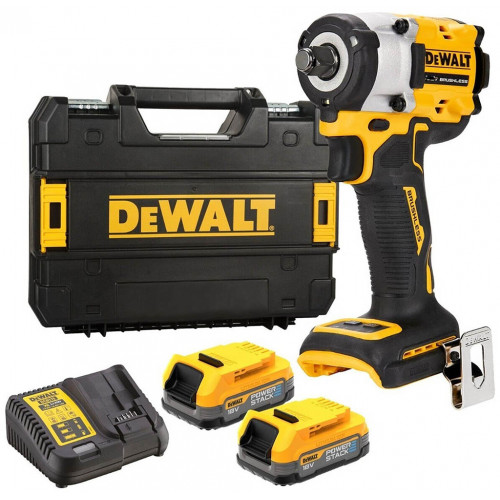 DeWALT DCF921E2T Visseuse a chocs 1/2" (406 Nm/18V/2x1,7Ah PowerStack) Tstak