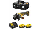 DeWALT DCG405P2 Meuleuse angulaire XR (18V/2x5,0Ah/125mm) Tstak