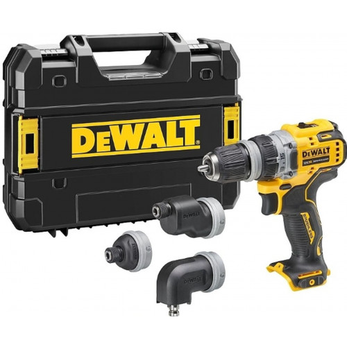 DeWALT DCD703NT Perceuse sans fil multi-tetes (57 Nm/12V/sans batterie) Tstak II