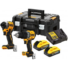 DeWALT DCK2050H2T Comboset (DCD805+DCF850+DCB115+18V/5,0Ah PowerStack)Tstak