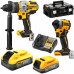 DeWALT DCK2052H1E1T Pack de batteries combiné(DCD999+DCF850+18V/1,7Ah/5,0Ah PowerStack)