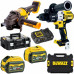 DeWALT DCK2055T2T Kit 18V/54V (DCG414 + DCD996 + 2 x 6,0Ah + DCB118 + 2 x TSTAK II)