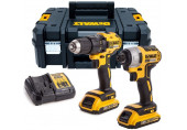 DeWALT DCK2059D2T Perceuse DCD710 + Visseuse a chocs DCF815 (2x2,0Ah/18V) TSTAK II