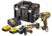 DeWALT DCK2080P2T Kombo pack DCD796 + DCG405 + 2x 5ah + DCB115 + TSTAK