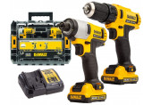 DeWALT DCK211D2T Combo Kit (12V/2x2,0 Ah) Tstak