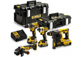 DeWALT DCK422P3T Pack combiné DCG405+DCH273+DCD796+DCF887 (18V/3x5,0Ah) 2x Toughsystem