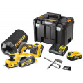 DeWALT DCP580P2 Rabot 82mm XR (18V/2x5,0Ah) Tstak