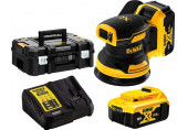 DeWALT DCW210P2 Ponceuse Excentrique XR (125mm/18V/2x5,0Ah) Tstak