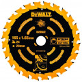 DeWALT DT10624-QZ Lame de scie circulaire sans fil Extreme, 165x20mm, 24 dents