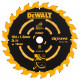 DeWALT DT1669 Lame de scie circulaire, 184 x 16 mm, 24 dents