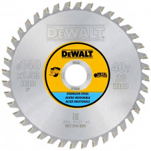 DeWALT DT1918 Zaagblad 140x20mm 40T Inox (droog)