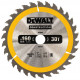 DeWALT DT1932 Lame de scie circulaire, 160x20 mm