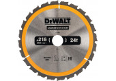 DeWALT DT1952 Lame de scie circulaire 216 x 30 mm 24T