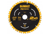 DeWALT DT20432 Lame de scie circulaire stat. 210x30mm 24WZ