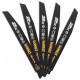 DeWALT DT2308L-QZ 2x Demolition 228 x 2,5 mm Lames de scie a guichet (5 pieces)