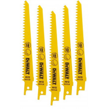 DeWALT DT2356 HCS 152 x 1,8 mm Lames de scie sabre universelles 5 Pieces