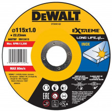 DeWALT DT3442 Trennscheibe 115x1x22,23mm Inox