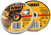 DeWALT DT42335TZ 10 x Disque a tronçonner 115 mm x 1.0 mm