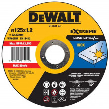 DeWALT DT43904-QZ Disque a tronçonner l'inox 125 x1.2mm
