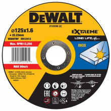 DeWALT DT43906 Disque a tronçonner Inox 125 x 1,6 mm