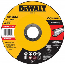 DeWALT DX7927 Disque a tronçonner 115x3x22,23mm métal type 42 (déporté)