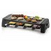 DOMO DO9189G Appareil a raclette 8 personnes, 1200W, Noir