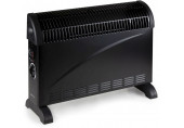 DOMO Chauffage par convection Turbo 2000W, noir DO7350CH