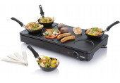 DOMO Gril wok gourmet-set 1000W, noir DO8712W