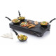 DOMO Gril wok gourmet-set 1000W, noir DO8712W