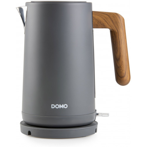 DOMO WOOD YOU Bouilloire 1,7l, gris mat DO9268WK