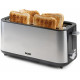 DOMO Grille-pain a fente longue, Pour 4 toasts DO967T