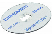 Dremel EZ SpeedClic Pack de 12 disques a tronçonner pour la découpe des métaux. (SC456B)