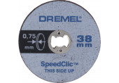 DREMEL EZ SpeedClic : disques a tronçonner fins. 2615S409JB