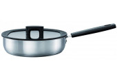 Fiskars Hard Face Steel Sauteuse avec couvercle 26cm, 3,2l 1052248