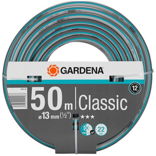 GARDENA Classic Tuyau d'arrosage 13 mm (1/2") 50m, 18010-20