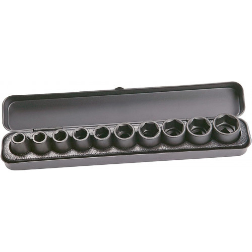 HiKOKI 751879 Coffret douilles a chocs 1/2", de 10 pieces