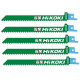 HiKOKI RD32B Lame de scie alternative pour métal+bois 150/128,5x12x1,25mm 5 pieces 752026