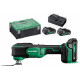 HiKOKI CV18DAWRZ Multitool 18V 2.0Ah Li-Ion im Systemkoffer II