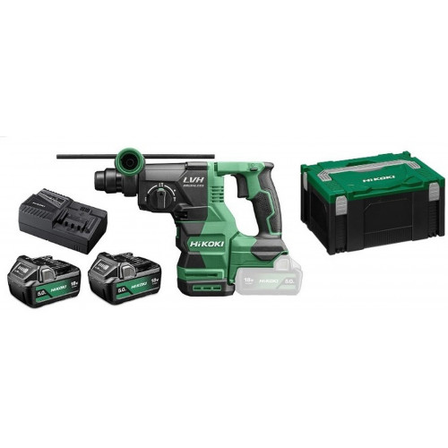 HiKOKI DH1826DAWPZ Perforateur burineur SDS-Plus, 18V 5,0Ah 3,2J, avec coffret