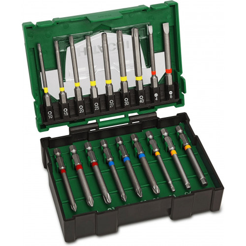 HiKOKI 40030022 Set d'embouts de vissage 18 pieces