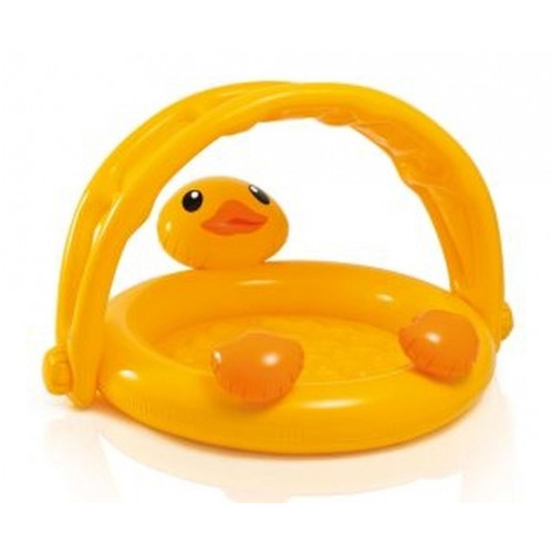 INTEX Piscine gonflable pour enfants - Canard 117 x 112 x 69 cm 57121NP