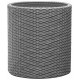 KETER SMALL CYLINDER Pot, 28 x 28 x 28,3 cm, rotin, gris 17197833