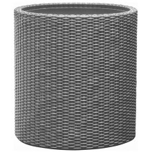 KETER MEDIUM CYLINDER Pot, 36 x 36 x 37,3 cm, rotin, gris 17197835